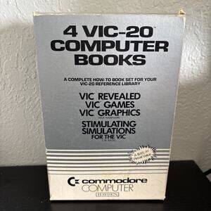 Set of 4 Commodore VIC-20 Computer - Books Games, Graphics, And Simulation